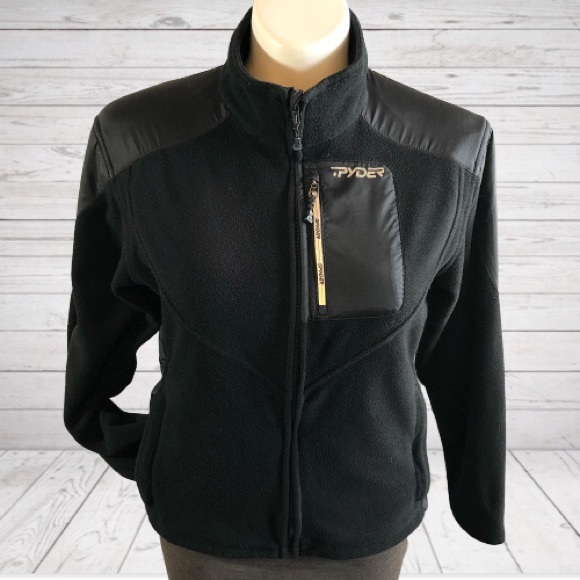 Spyder Jackets & Blazers - Spyder Fleece w/ Nylon Insets Size L Large Jacket